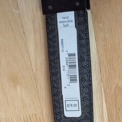 【新品】MICHAEL KORS リバーシブルベルト（Sサイズ）の画像