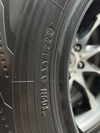 バリ溝　195/65R15 2本セット　工賃込み