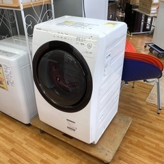シャープ 7.0kg　ドラム式 洗濯乾燥機 22年製