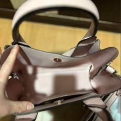 7700円 値下不可！！新品 アーバンリサーチ プチダブルポケットトートバッグ ピンクの画像