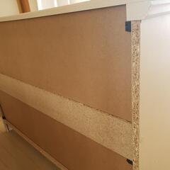 ニトリ　ホワイト木製キャビネット チェスト　オフホワイト　美品♪の画像