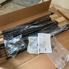 Amazonベーシック ハンガーラック 2段 洋服ラック 耐荷重181kg 頑丈 キャスター付き 棚付き 耐荷重181kg, 幅91.4 x 奥行35.6 x 高さ182.9 cm, ブラック の画像