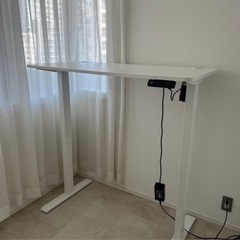 電動昇降デスク＆デスクチェアセット　値下げ！の画像