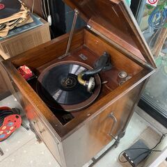 ★来店限定★　愛知蓄音機商会　レコードプレーヤー　BEST PHONE GRAPH  ヴィンテージ　レトロ　稼働品の画像