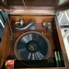 ★来店限定★　愛知蓄音機商会　レコードプレーヤー　BEST PHONE GRAPH  ヴィンテージ　レトロ　稼働品の画像