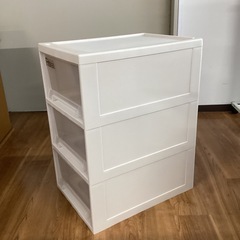 Fits プラ衣装ケース　【町田市再生家具】　0624の画像
