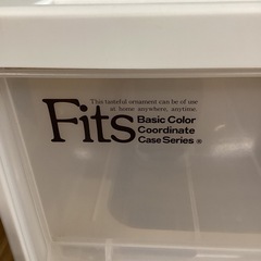 Fits プラ衣装ケース　【町田市再生家具】　0624の画像