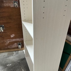 3段カラーボックス アイボリー 美品 1000の画像