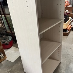 3段カラーボックス アイボリー 美品 1000の画像