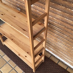 ウッドラック　木製ラック　の画像