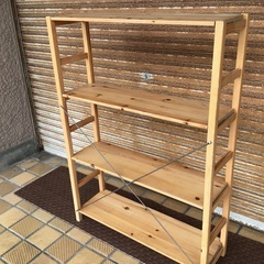 ウッドラック　木製ラック　の画像