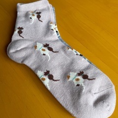 猫柄靴下23〜25センチの画像