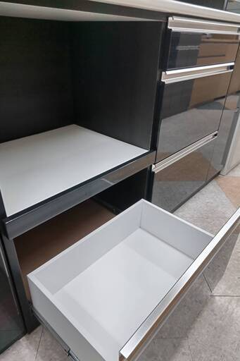 値下げしました!!??入江木工/レンジボード/モイス加工/大容量/キッチン収納/№3200??