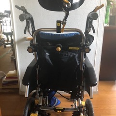 松永製作所 マイチルト・ミニ3D 介助式 ティルト＆リクライニング車椅子の画像