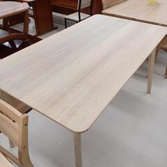 ★ジモティー割あり★デザインダイニングテーブル　IKEA　WH/...