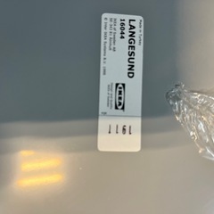IKEA 可愛い白 丸 壁掛けミラー 800円の画像