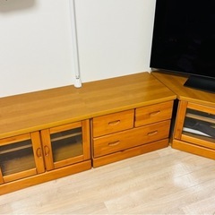 テレビ台&キャビネット×２の３点セット
