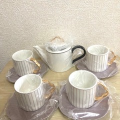 Francfranc ティーポットカップソーサーセット