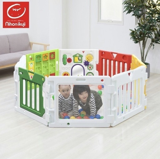 ベビーサークル はらぺこあおむし 8枚