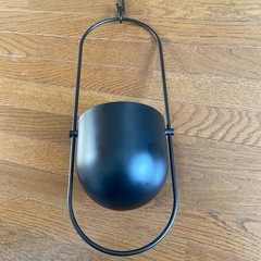 CHILISTRÅN チリストローン ハンギングプランター, 室内/屋外用 ブラック, 12 cmの画像