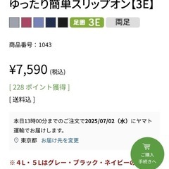 【新品未使用】あゆみ スリッポンの画像