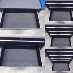 アストロプロダクツ AP ミニキャビネット 5段 4輪自在ロック付キャスター ツールキャビネット ツールチェスト ツールボックスの画像