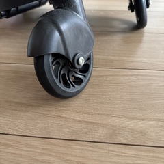 ベビーカーステップ バギー サドル付き 座れる ふたり乗り 二人乗りボード ブラックの画像