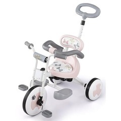 ディズニー　トライクピュア　ハンドル付き　子供三輪車
