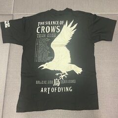 BALZAC／バルザック「THE SILENCE OF CROWS TOUR 2002」Tシャツ（サイズL / 黒）の画像