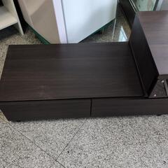 半額セール！ ローボード コーナーテレビ台 シンプル ローデスク スライド式 スライドラック おしゃれ AVラック テレビラック 伸縮 テレビ台 伸縮式 ローボード コーナー TV台 木製の画像