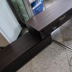 半額セール！ ローボード コーナーテレビ台 シンプル ローデスク スライド式 スライドラック おしゃれ AVラック テレビラック 伸縮 テレビ台 伸縮式 ローボード コーナー TV台 木製の画像