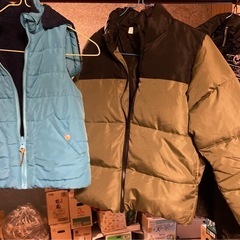 お好きなだけどうぞ　子供服　ジャンバー（130〜140）ベスト（リバーシブル）　USED 中古品　の画像