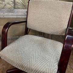 カリモク　回転椅子　デスクチェア　ベロアの画像