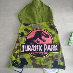 ジュラシックパークタオル&扇風機の画像