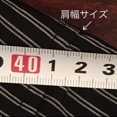 美品　綿100% 万能ドレスシャツ ブラック×　ホワイト サイズ注意！の画像