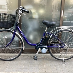 電動自転車3505 パナソニックビビDX 26インチ ネイビー　