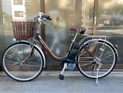電動自転車 3529 パナソニック ビビライトU 26インチ ブラウン