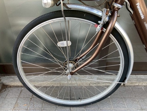 B*o様 電動自転車 №3529 パナソニック ビビライトU 26インチ ブラウ 電動自転車 3529 パナソニック ビビライトU 26インチ ブラウン