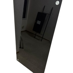 【譲ります】ガラストップテーブル パソコンデスク
