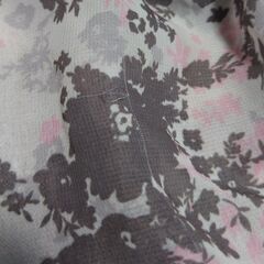 90cm コムサイズム　花柄チュニック　透け感の画像