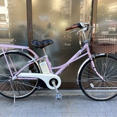 電動自転車　3530 パナソニック ティモF 26インチ ピンクの画像