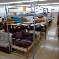 リユースのサカイ太田店★ジモティ割あり★ NITORI ロフトベッド シルバー H183×D105×W207 クリーニング済み OJ9870の画像