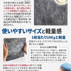 吸音パネル薄型60枚入  2個セットの画像