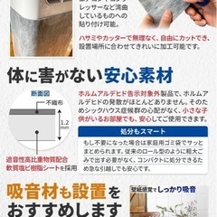 吸音パネル薄型60枚入  2個セットの画像