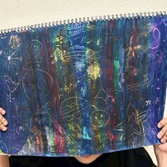 【アトリエべる さいたま新都心教室】🌟切って、組み立て…ハンディファン作りに挑戦‼️(≧∀≦)の画像