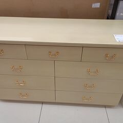 ★ジモティ割あり★  チェスト ベージュ H70×D45×W12...