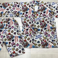 未使用　ワンピース ｘ ハローキティ　甚平　レディースＭ～Ｌ　チ...