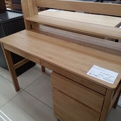 ★ジモティ割あり★ 無印良品 デスク　袖机付き ブラウン H16...