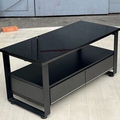 テレビ台☆テレビボード☆ブラック☆引き出し付きの画像