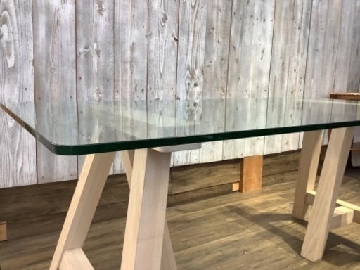 8万円相当】Francfranc（フランフラン）ガラステーブル (somamama